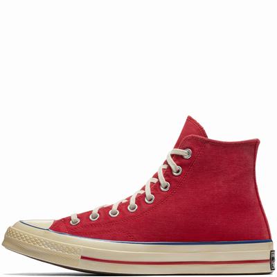 Converse Chuck Taylor All Star '70 Vintage '36 Canvas High Tops Mens - Red/Blue Shoes (171QHBZC)
